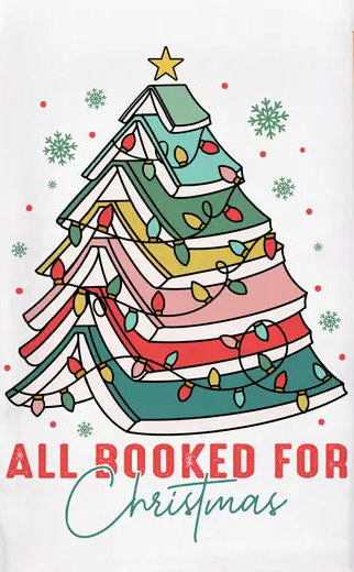 All Booked for Christmas Kitchen Towel