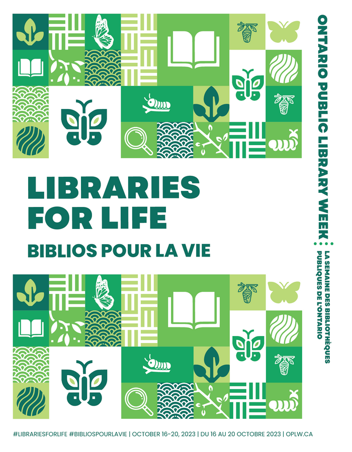 Ontario Public Library Week - Poster and Bookmarks