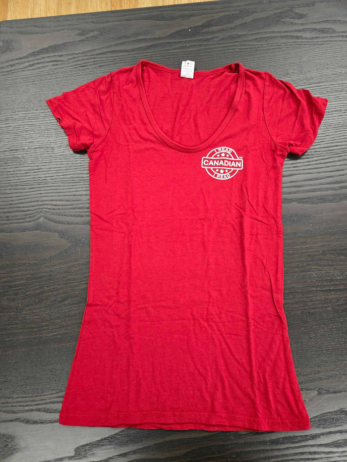 I Read Canadian Women's T-Shirt - Scoop Neck