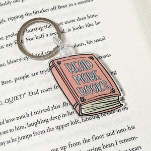 Read More Books Keychain