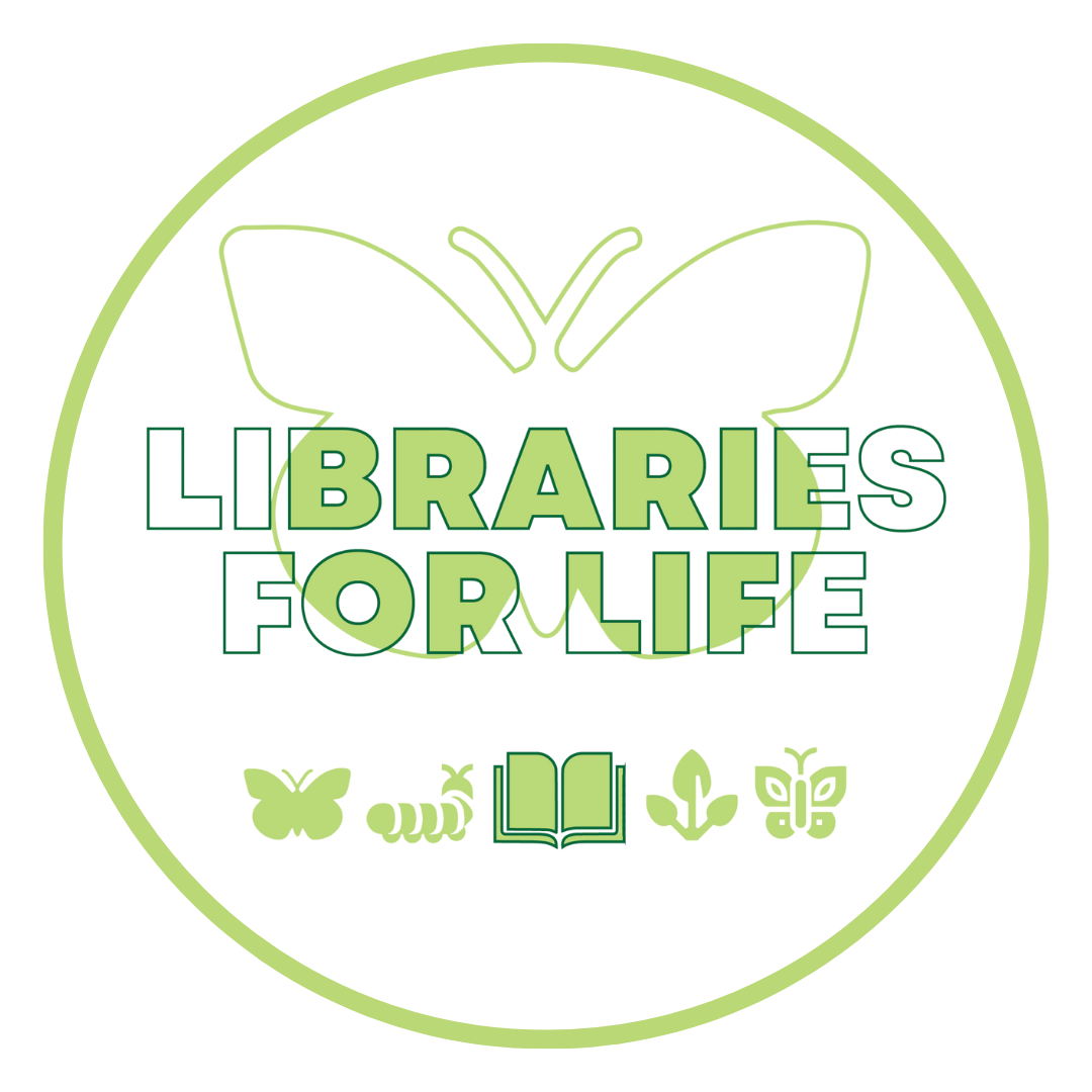 Libraries for Life - Holographic Vinyl Laptop Sticker