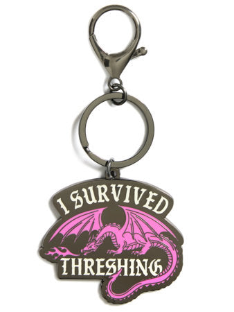 Fourth Wing: I Survived Threshing keychain