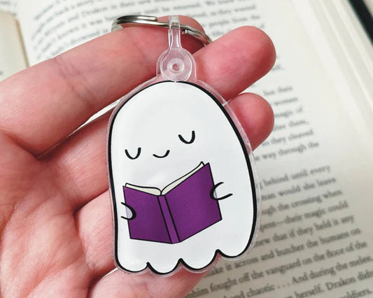 Ghost Reading Keychain