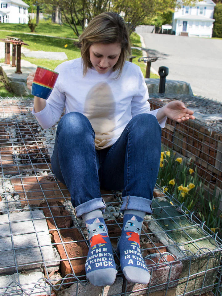 The Universe Is A Kind Of A D*ck Women's Ankle Socks