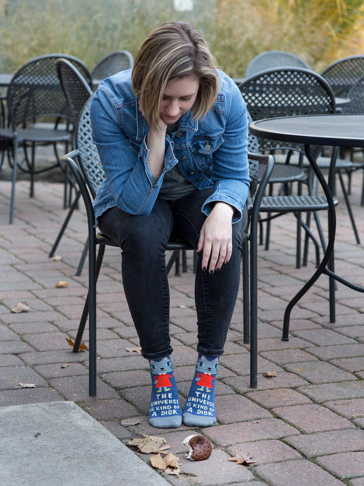 The Universe Is A Kind Of A D*ck Women's Ankle Socks