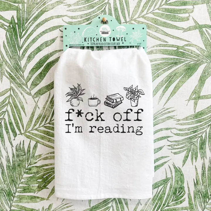 "F*Ck Off I'm Reading" Kitchen Towel