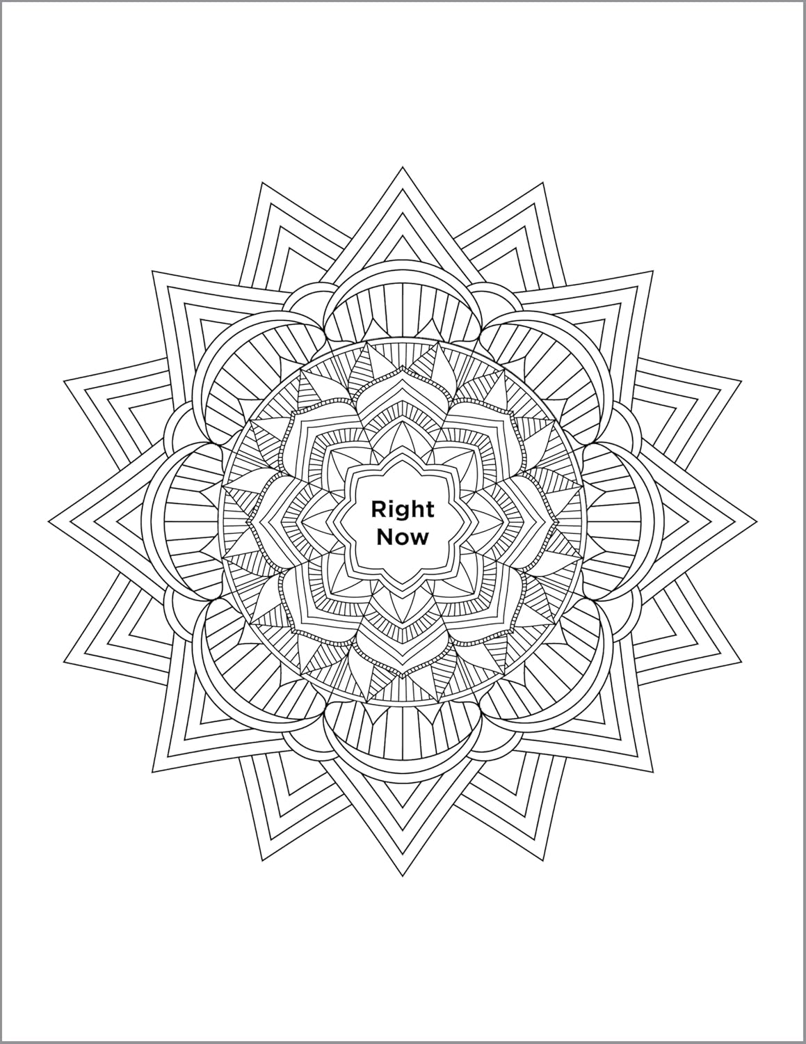 Mindfulness Mandalas Coloring Book