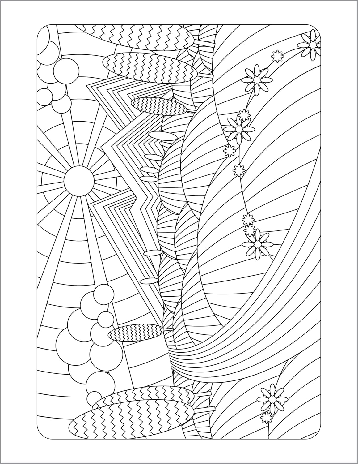 Anxiety Relief Coloring Book for Adults