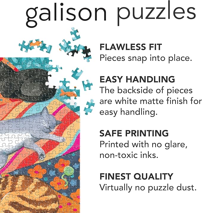 Lounging Cats Puzzle (1000 Pieces)