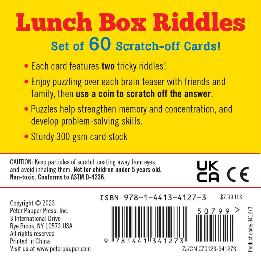 Lunch Box Riddles