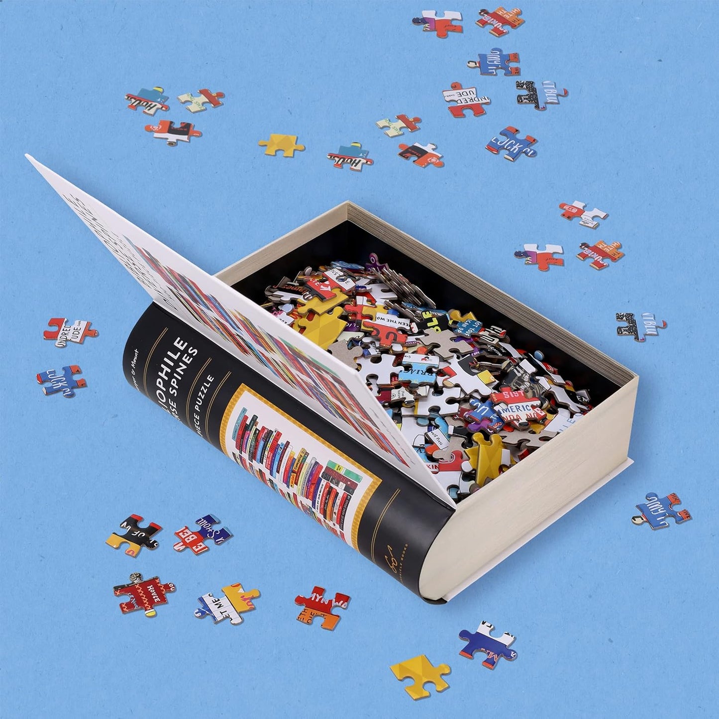 Bibliophile Diverse Spines Puzzle (500 Pieces)