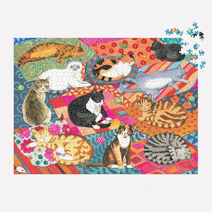 Lounging Cats Puzzle (1000 Pieces)