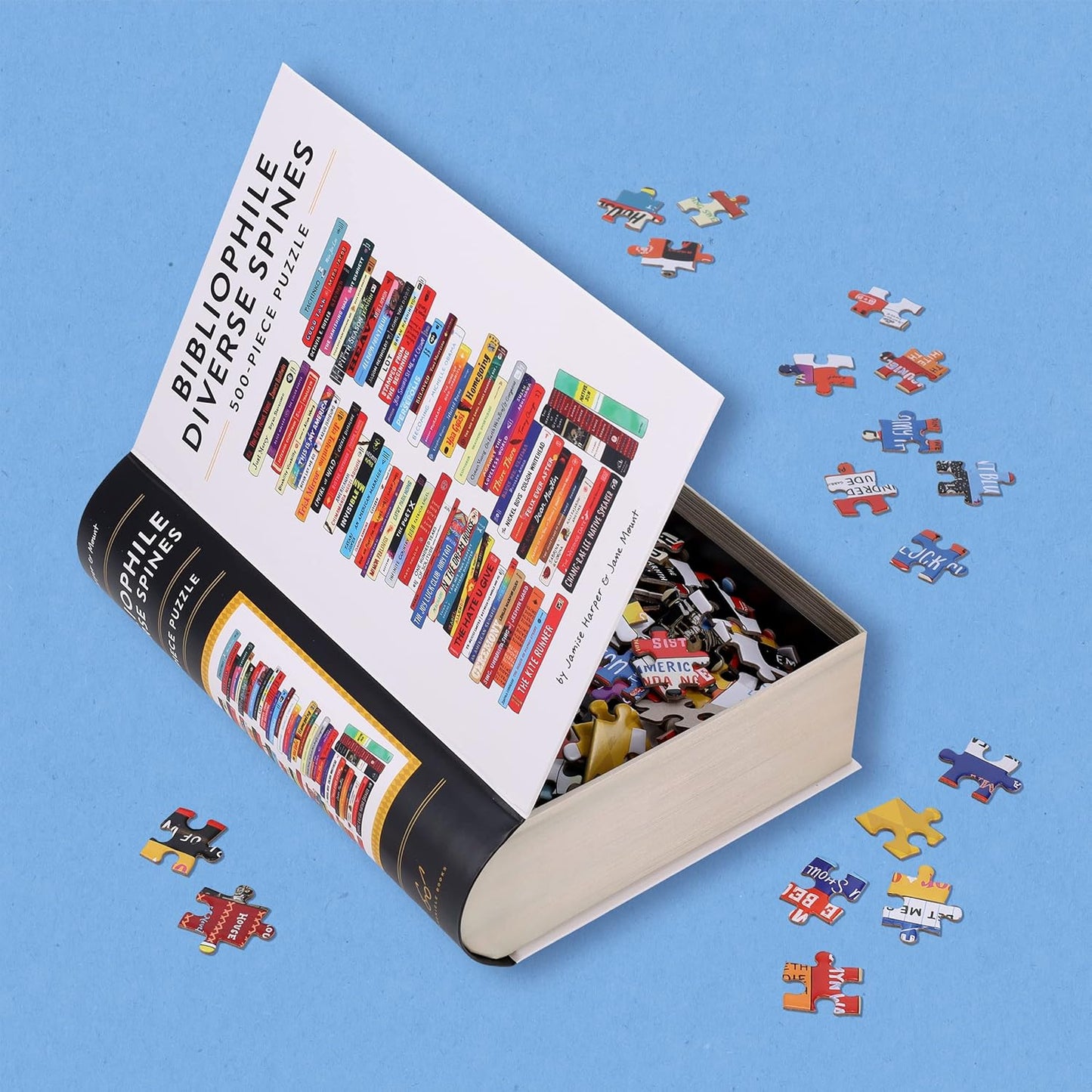 Bibliophile Diverse Spines Puzzle (500 Pieces)