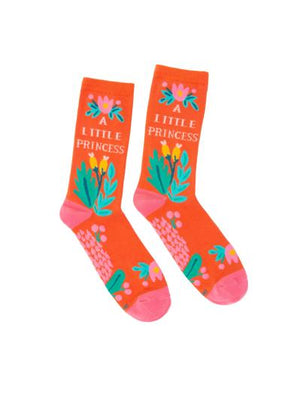 Puffin in Bloom: A Little Princess Socks - Small