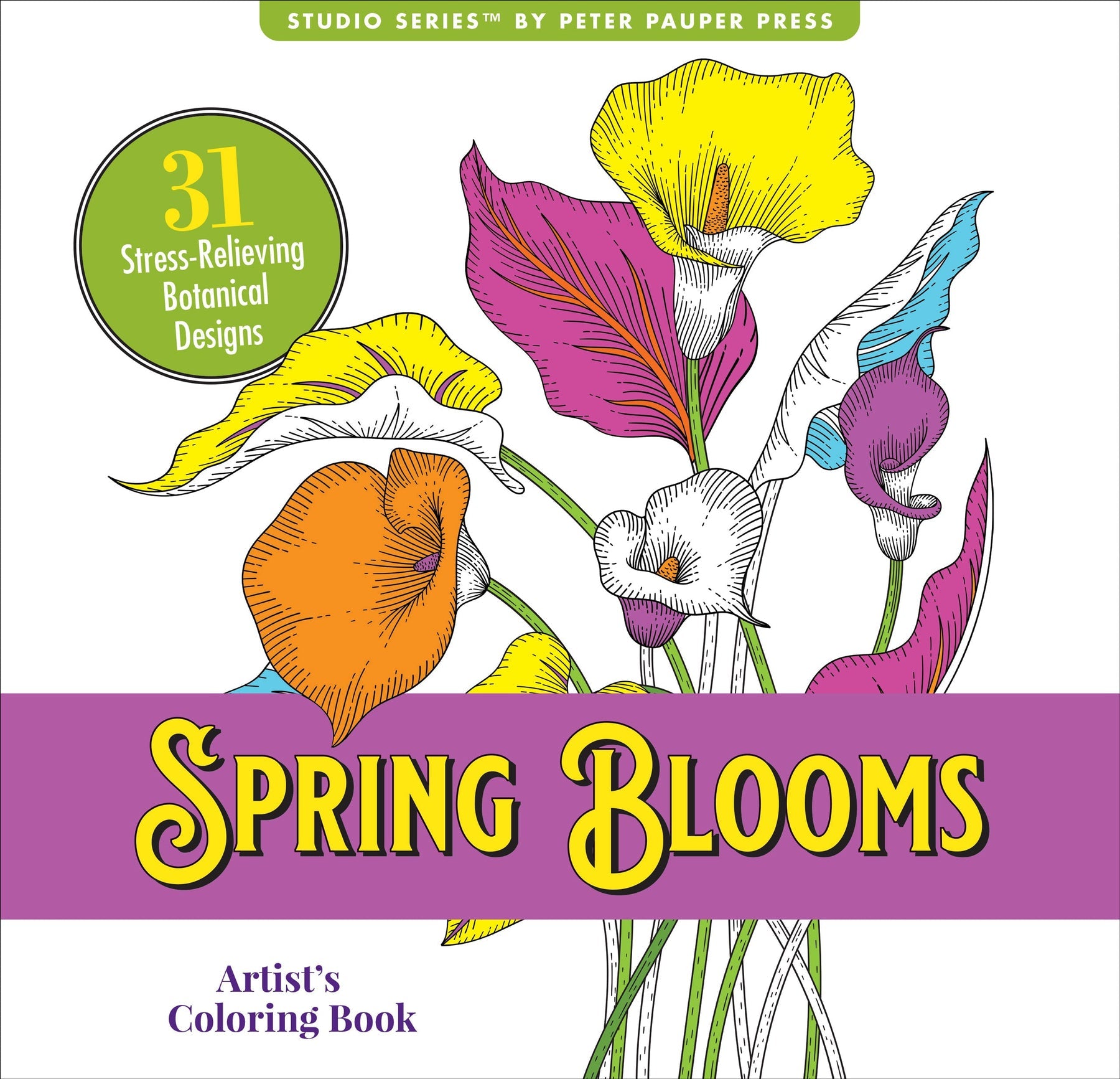 Mandala Designs Adult Coloring Book (31 stress-relieving designs) (Studio)