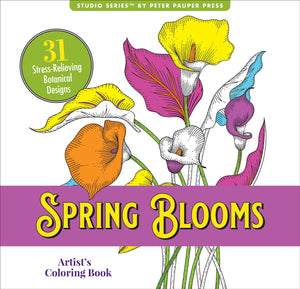 Spring Blooms Artist's Colouring Book