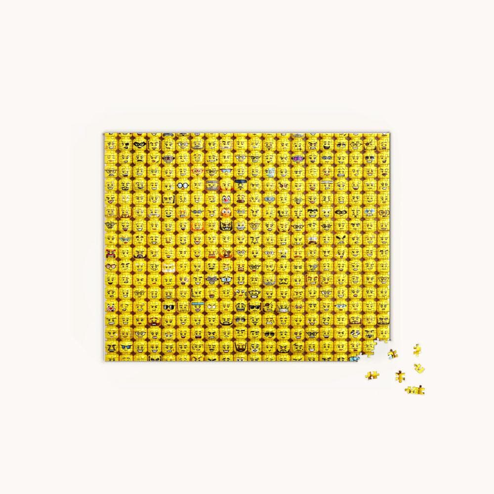 LEGO Minifigure Faces Puzzle (1000 Pieces)