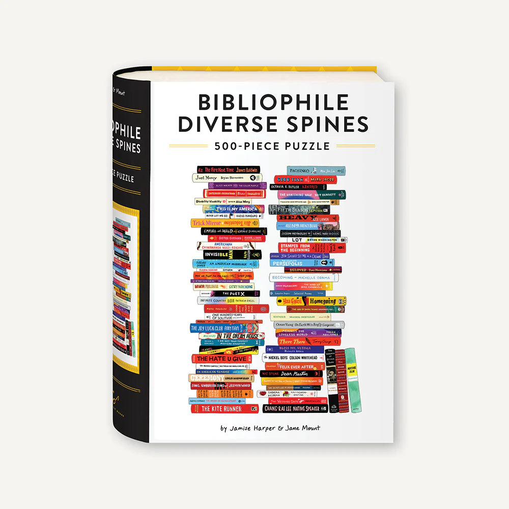 Bibliophile Diverse Spines Puzzle (500 Pieces)