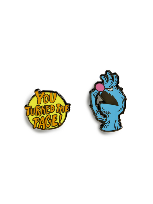 Sesame Street: The Monster at the End of This Book Enamel Pin Set (Set of 2)