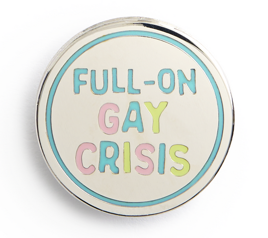 Heartstopper: Full-on Gay Crisis Enamel Pin