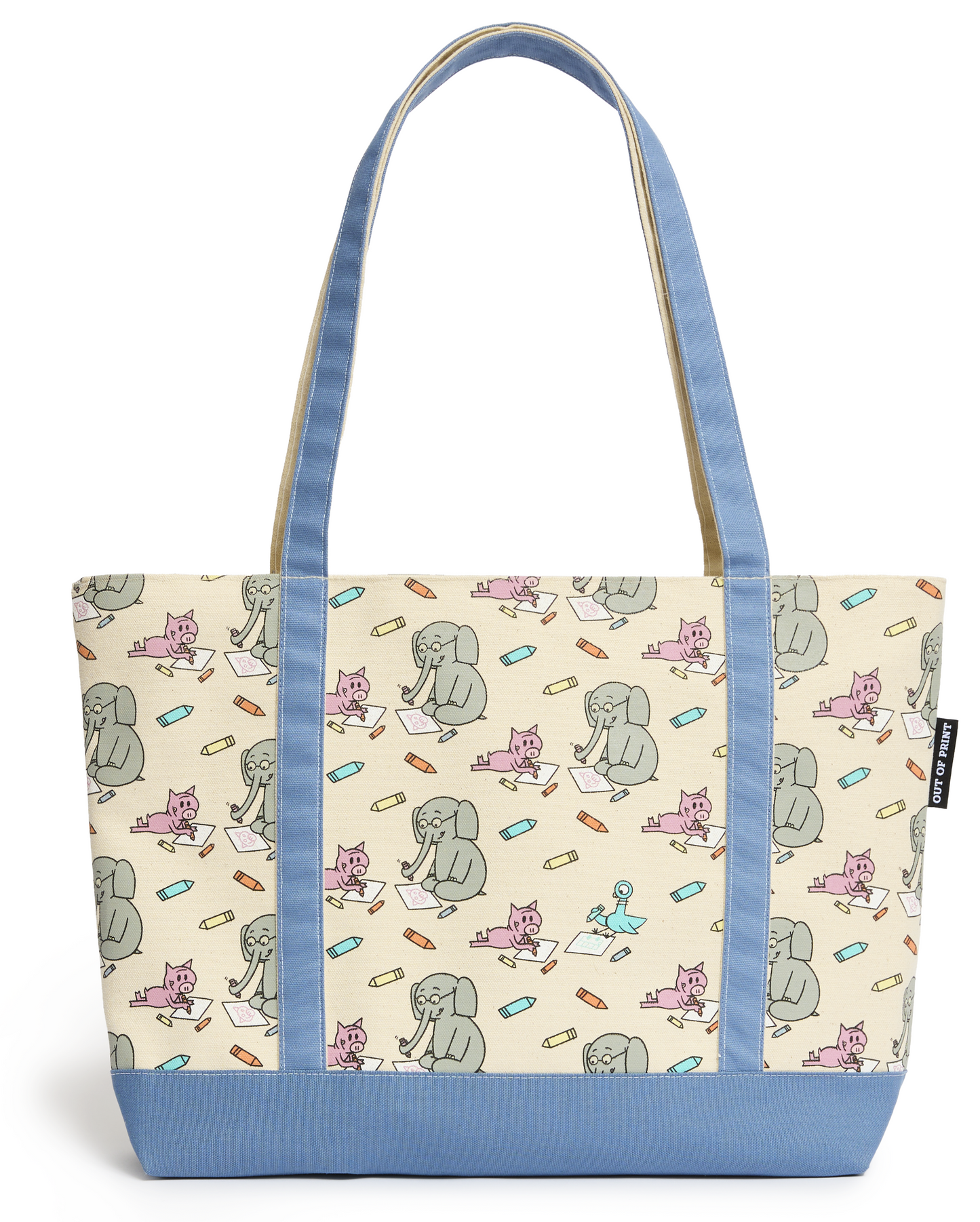 Mo Willems's Elephant & Piggie Large Zippered Tote