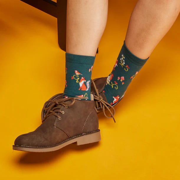 Foxy, I Think I Love You! Crew Socks