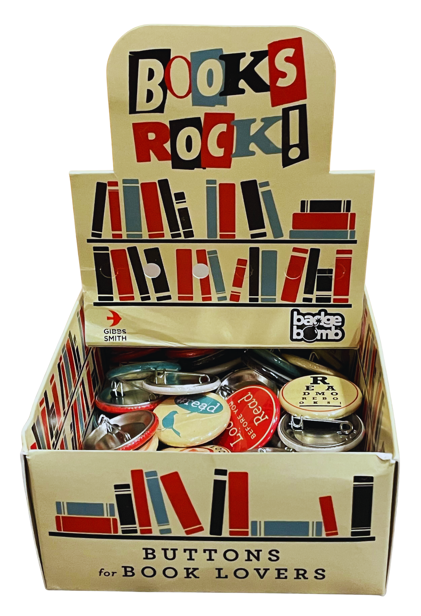 Books Rock Button