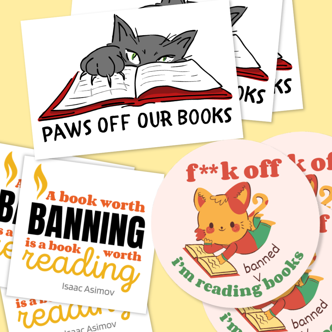 Freedom to Read Sticker Pack - 3 Designs – The Library Marketplace