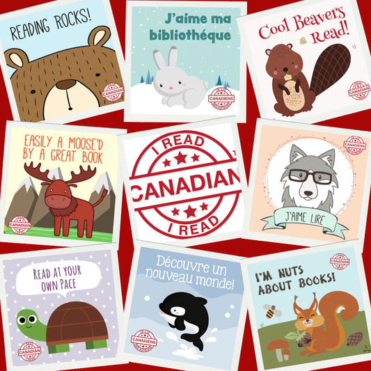 I Read Canadian Assorted Sticker Packs