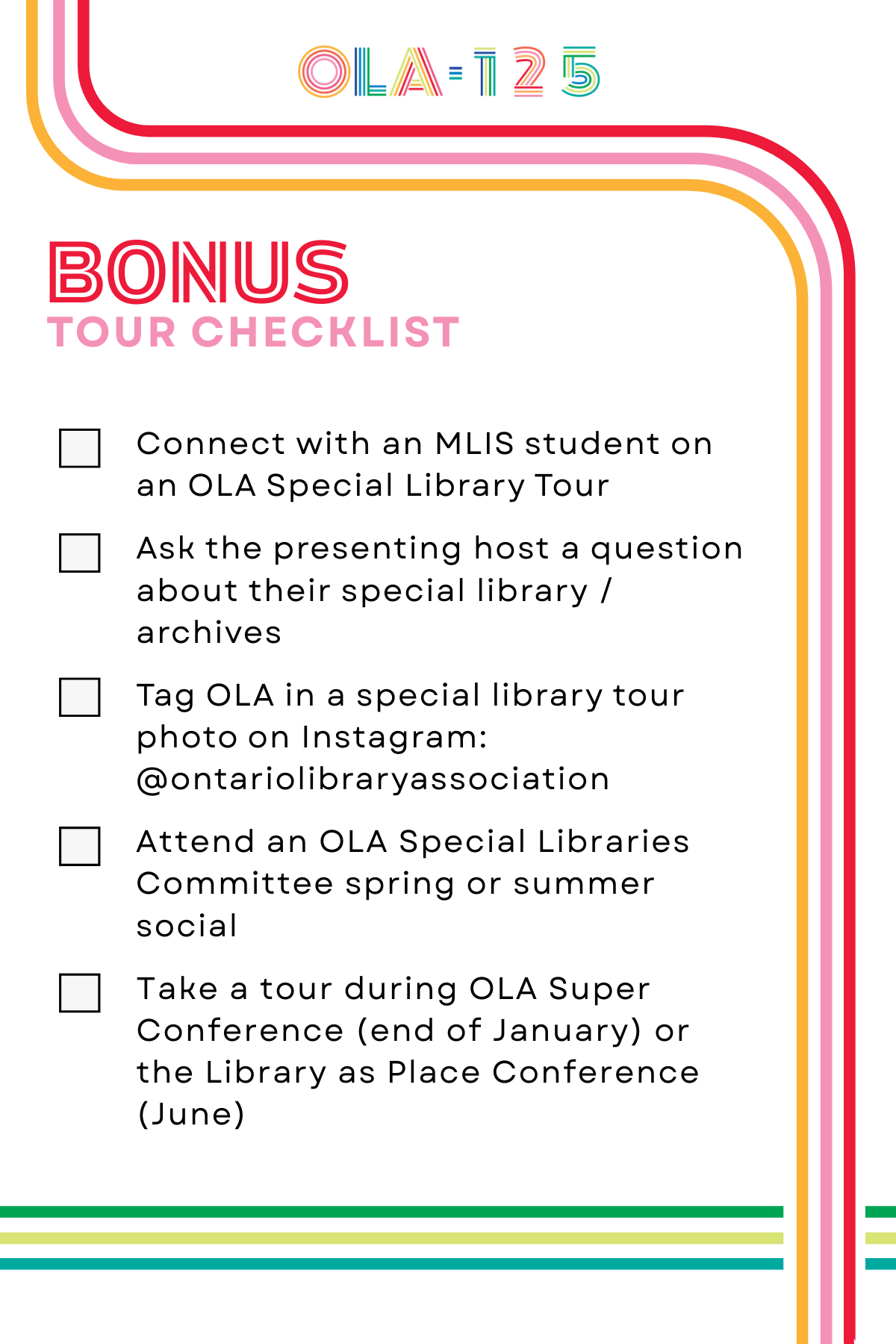 OLA Library Tour Passport