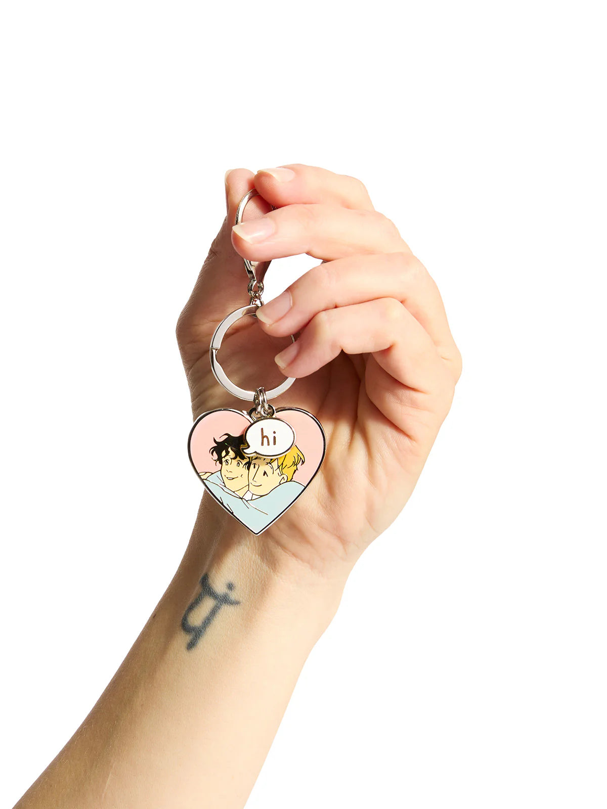 Nick Key Chain Heartstopper: Charlie and Nick Keychain – The Library Marketplace