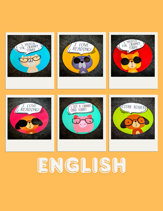 Library Love Stickers