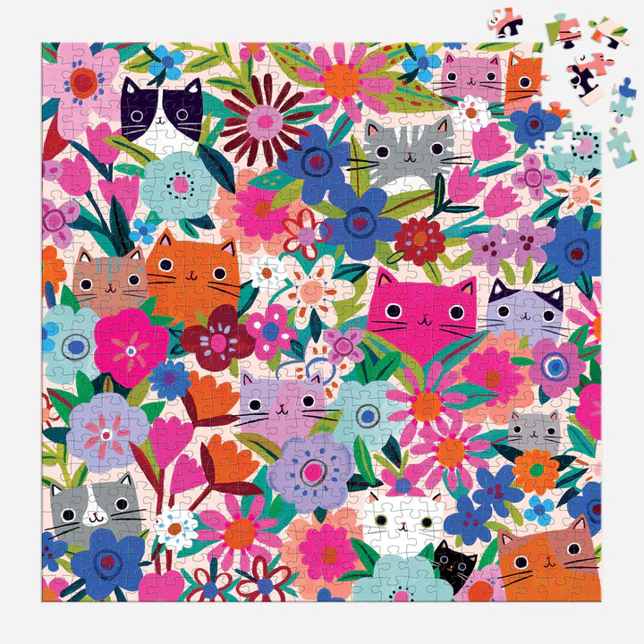 Blooming Cats Puzzle (500 Pieces)