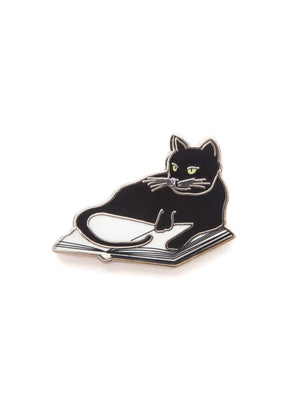 Bookstore Cats Pin