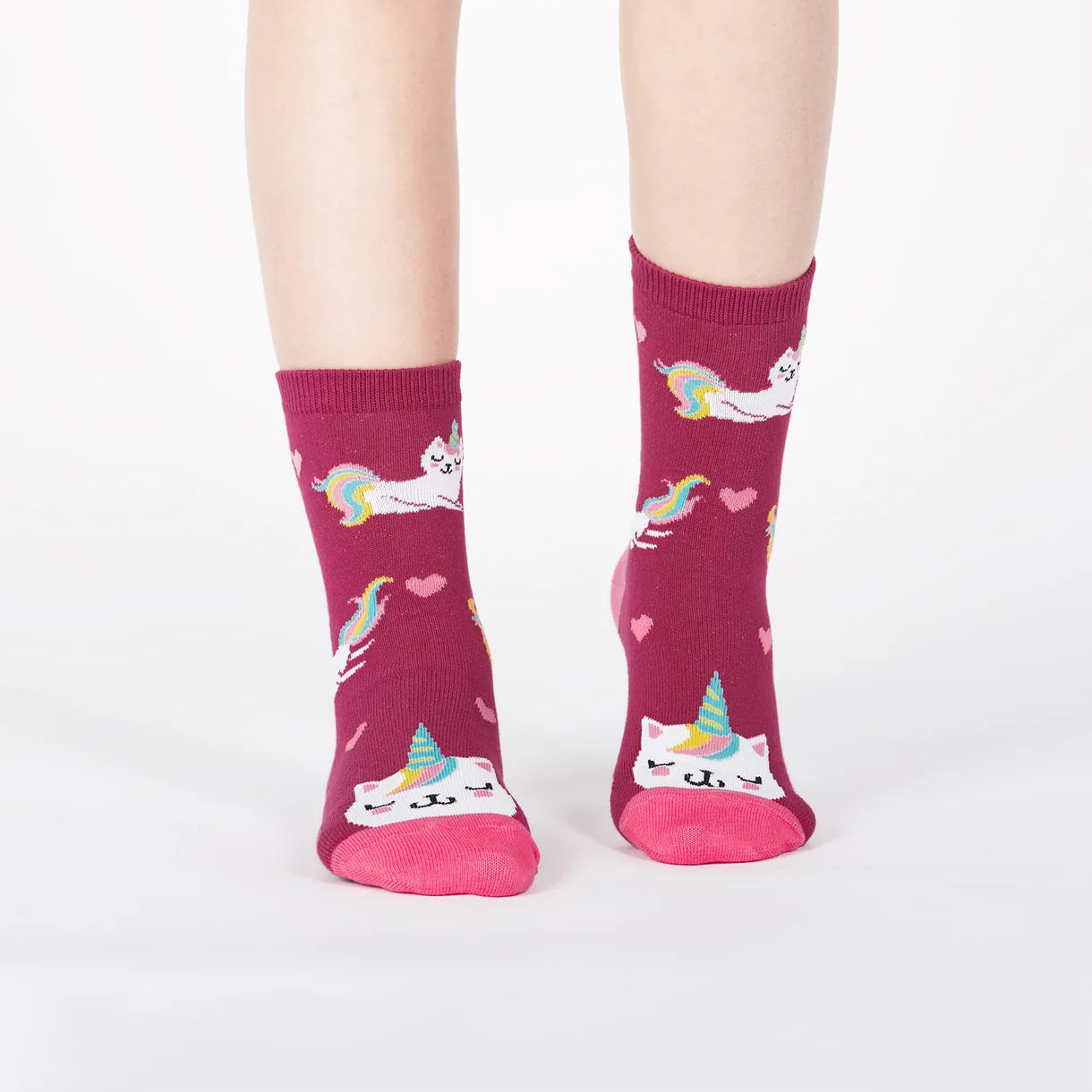 Look At Me Meow Junior Crew Socks (3-Pack)