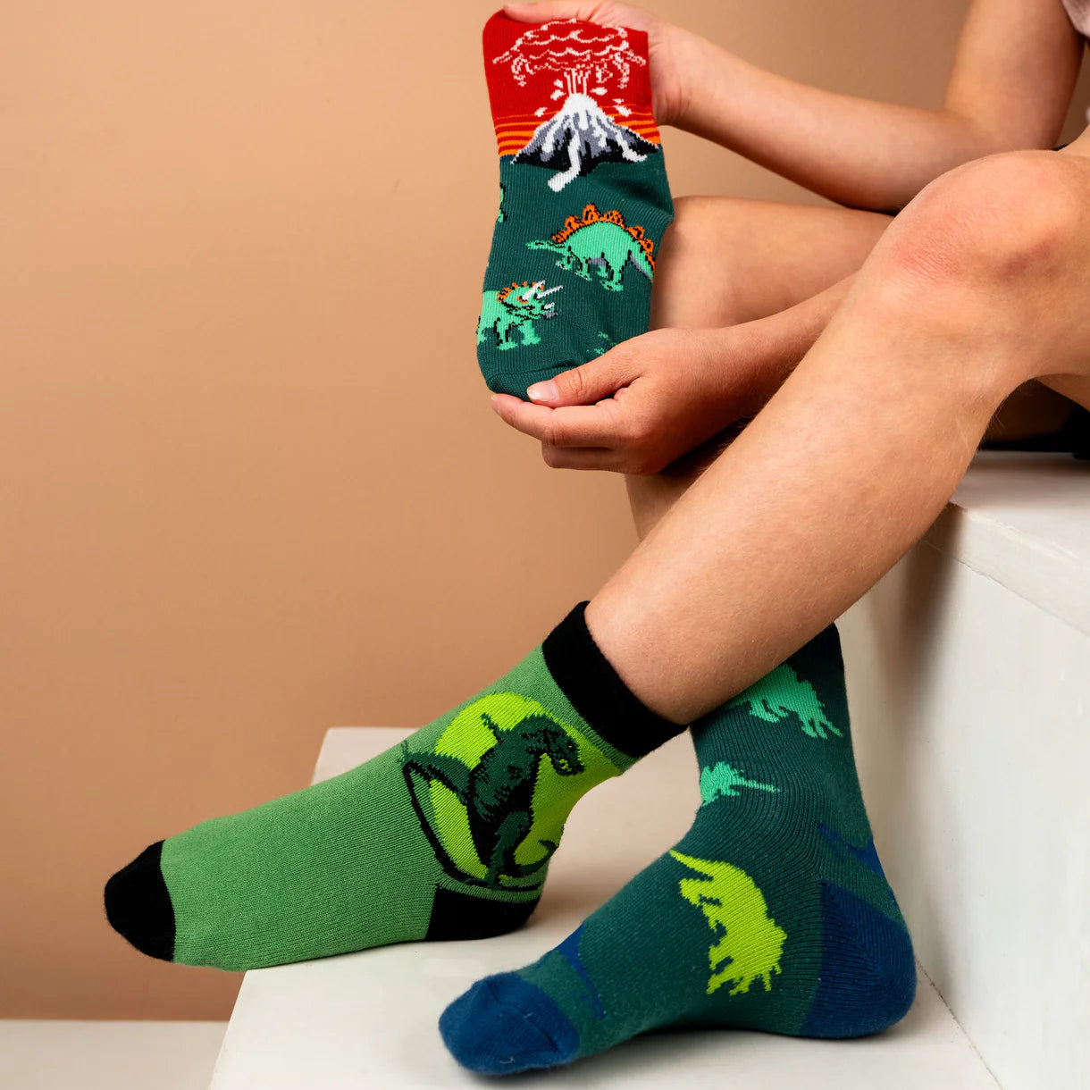 Dinosaur Days Youth Crew Socks (3-Pack)