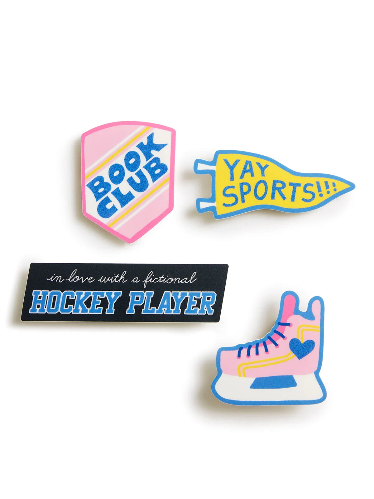Hockey Romance Stickers (Set of 4)