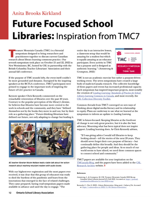The Teaching Librarian (TingL) Magazine - Volume 30.2