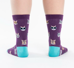 Smarty Cats Crew Socks