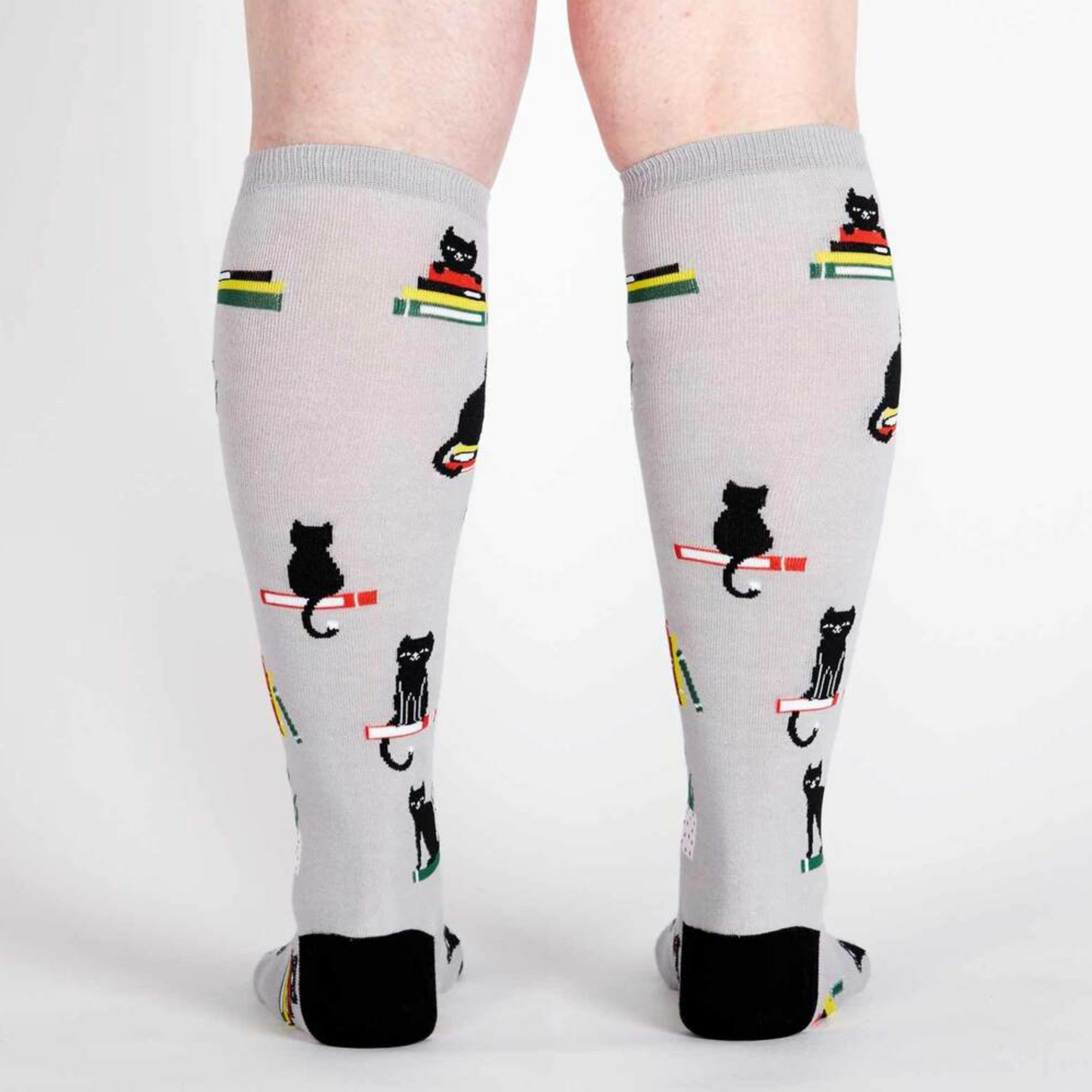 Booked for Meow Knee High Socks