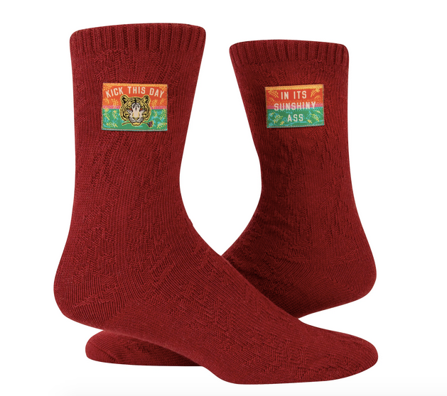 Kick This Day Tag Socks