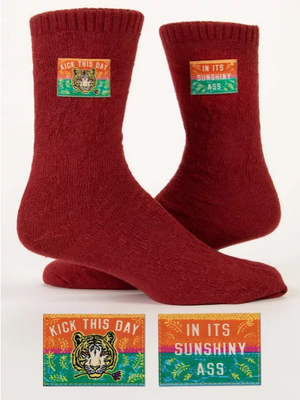 Kick This Day Tag Socks - S/M