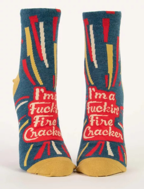 I'm A Fuckin' Firecracker W-Ankle Socks