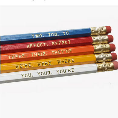 Grammer Rules Pencil Set