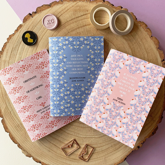 Jane Austen Pocket Notebook Set