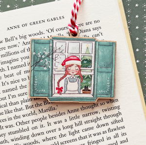 Anne of Green Gables Wooden Christmas Decoration