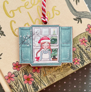 Anne of Green Gables Wooden Christmas Decoration