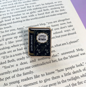 Little Women Book Wooden Pin