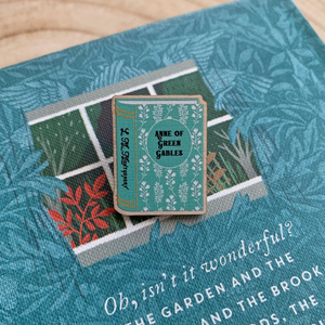 Anne of Green Gables Book Wooden Pin