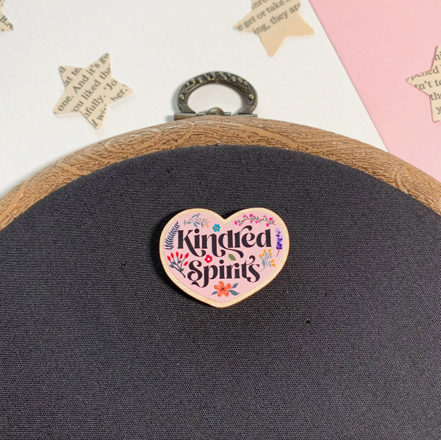 Anne of Green Gables - Kindred Spirits Wooden Pin